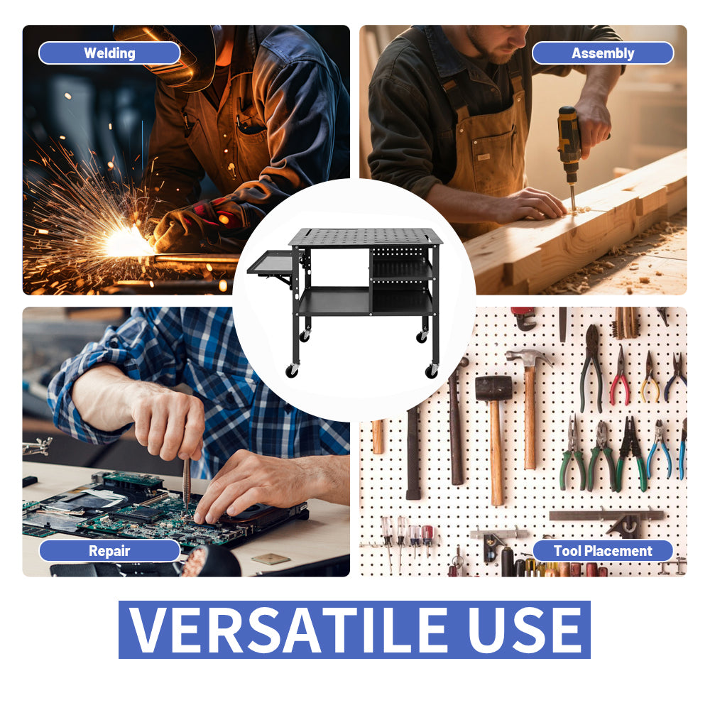 Heavy Duty Welding Table - 1200 lbs Capacity (36" x 24")