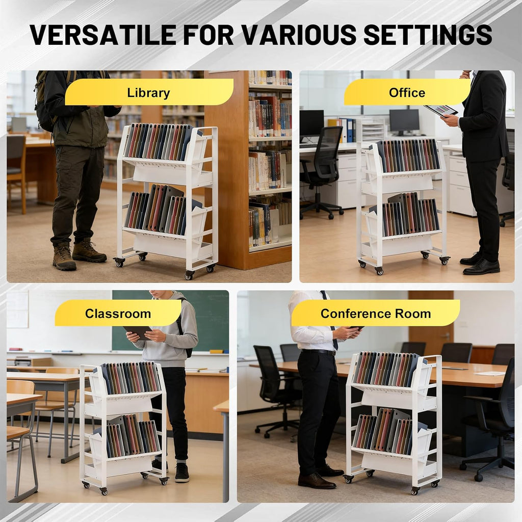 32-Device Mobile Charging Cart - Secure Lockable Storage