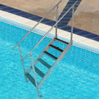 6-Step Aluminum Dock Ladder - 500 lbs Capacity