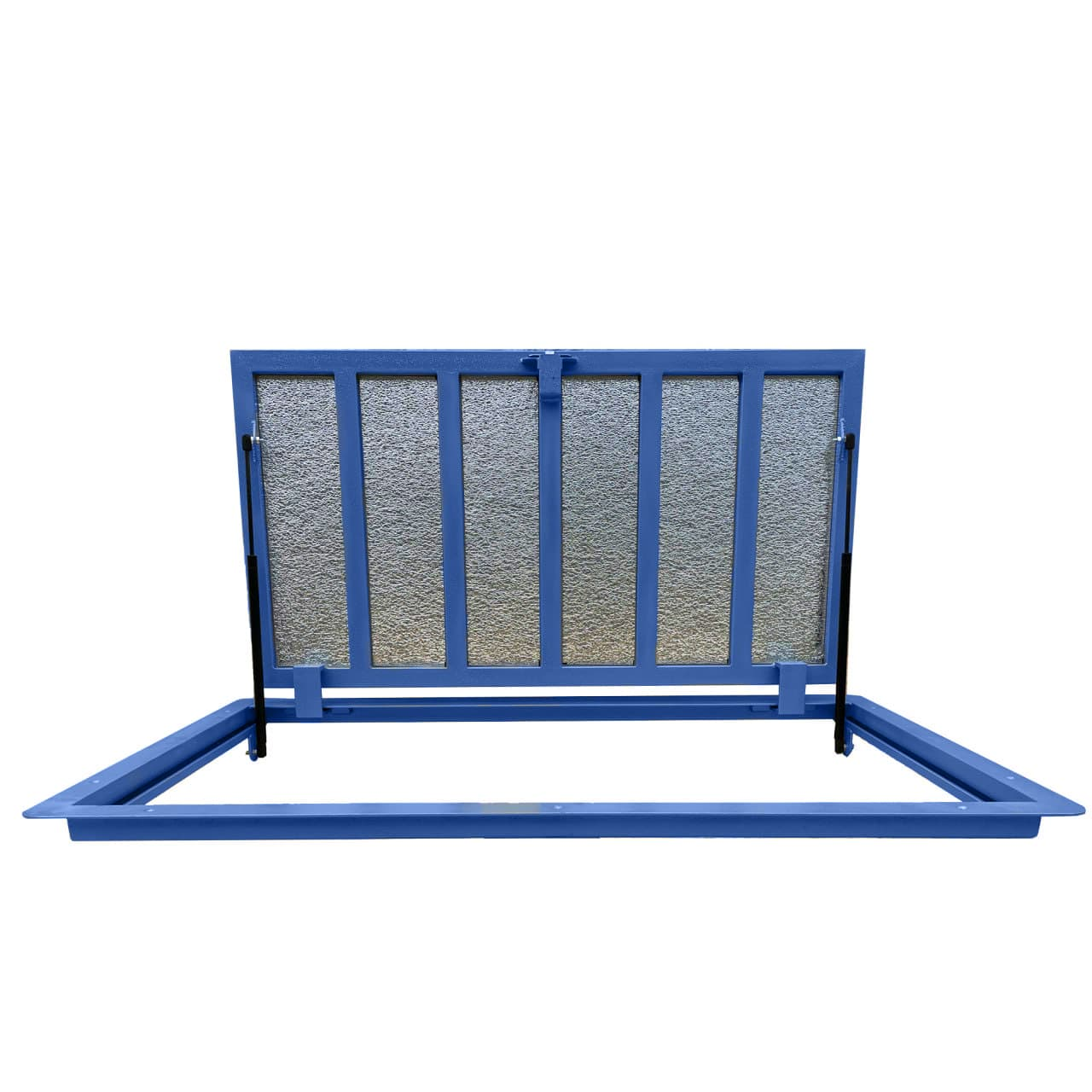 23.6" x 39.4" Slim Recessed Floor Access Hatch - Heavy-Duty Steel Infill Door (2200 lbs Load)