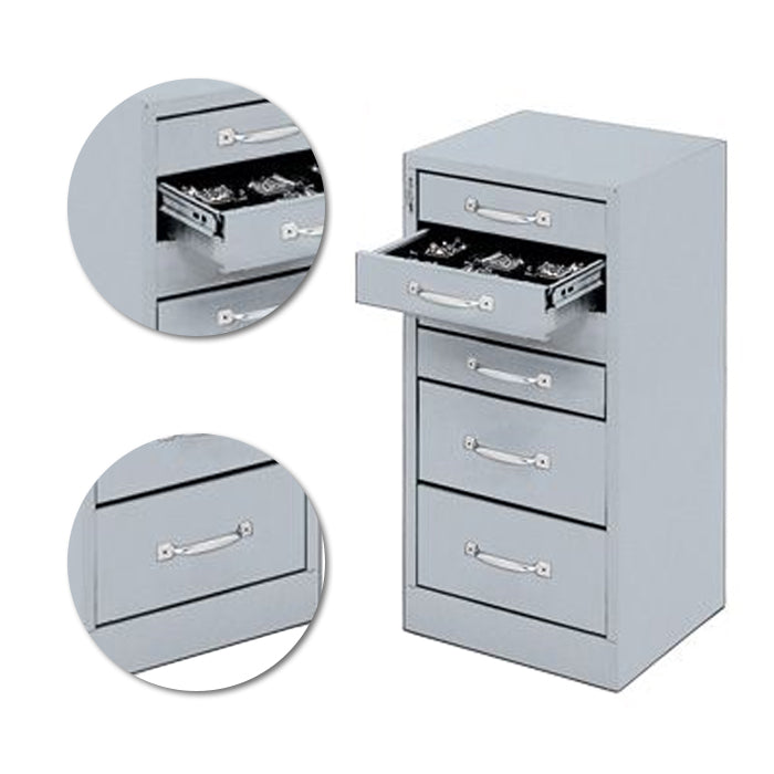 12" x 12" x 24" Floor Mount Slide Arm Drawer Unit - Heavy-Duty Steel Storage