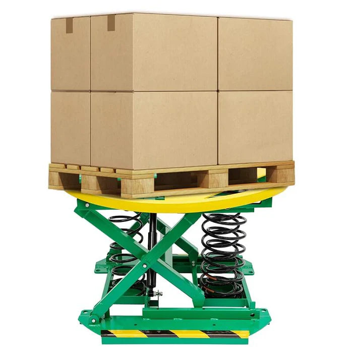 Spring-Actuated Pallet Carousel - 4500 lbs Capacity