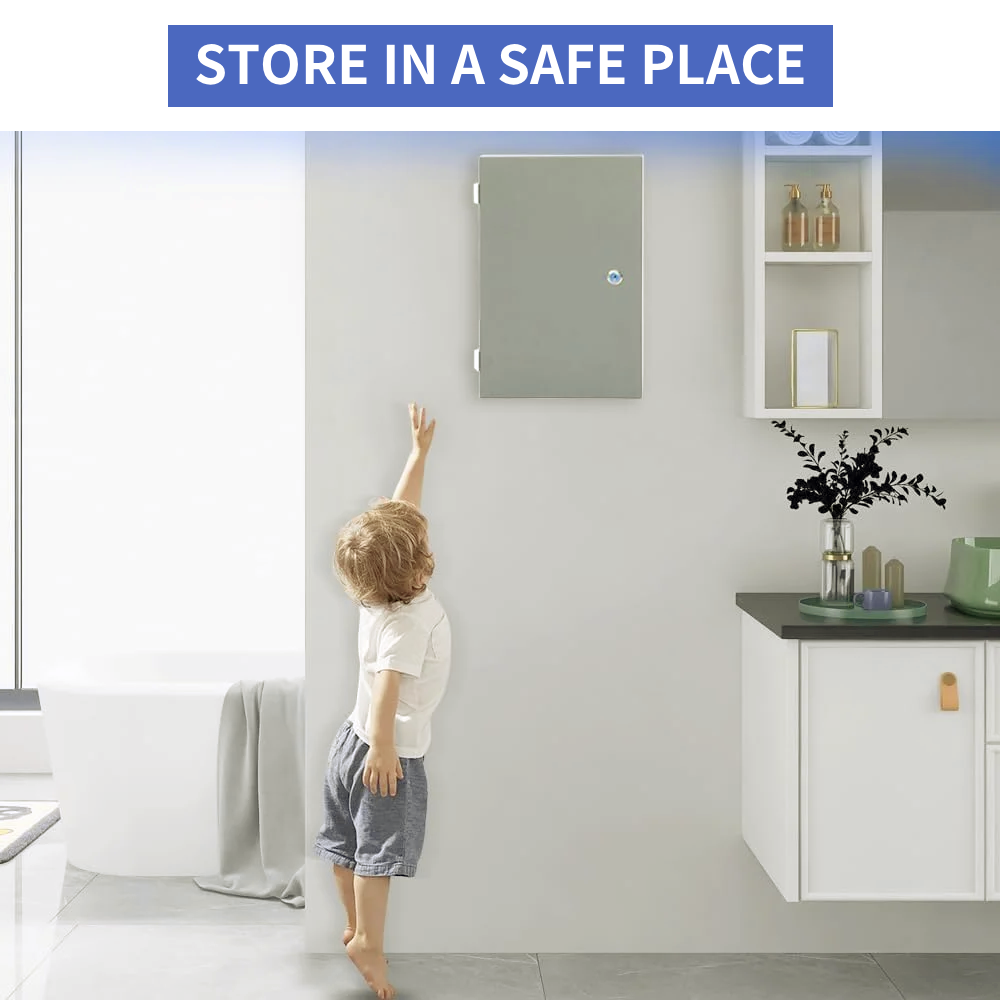 Locking Narcotics Safe - Double Door Security