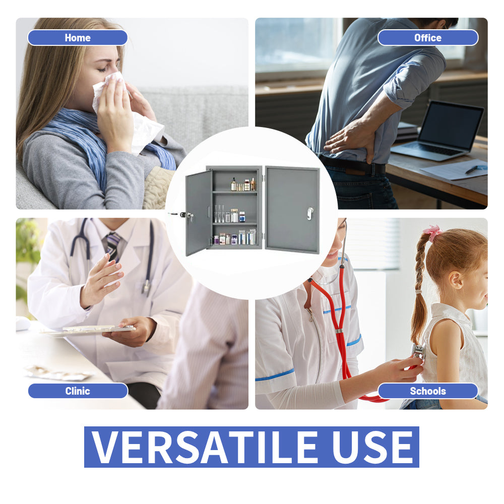 Locking Narcotics Safe - Double Door Security