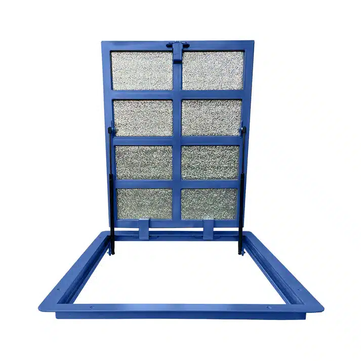 27.6" x 23.6" Recessed Steel Floor Access Hatch - Infill Door with Thermal Insulation (2200 lbs Load)