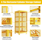 8-Cylinder Propane Storage Cage - Lockable Steel Cabinet