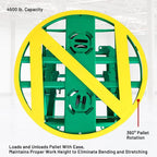 Spring-Actuated Pallet Carousel - 4500 lbs Capacity