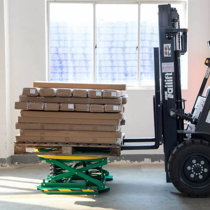 Spring-Actuated Pallet Carousel - 4500 lbs Capacity